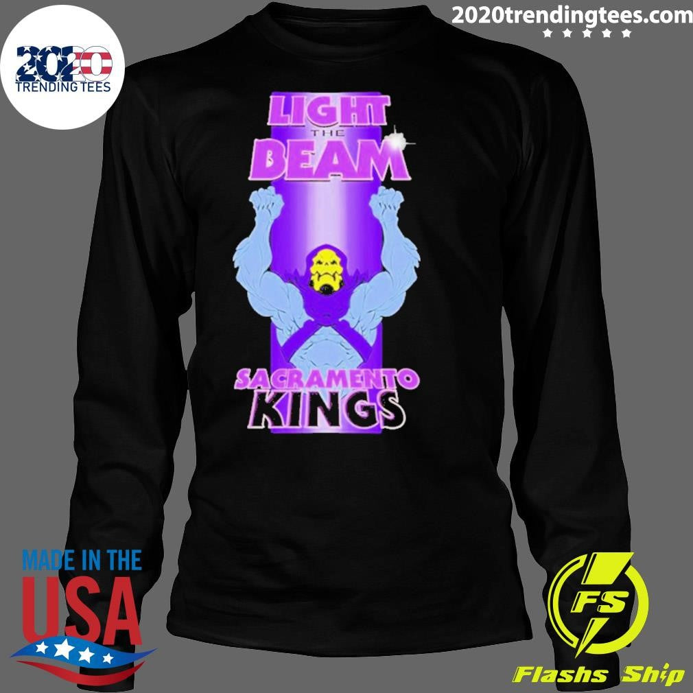 Official Light The Beam Sacramento Kings Monster - Adult & Kids T-Shirts, Sweatshirts & Hoodies apparel design preview 4