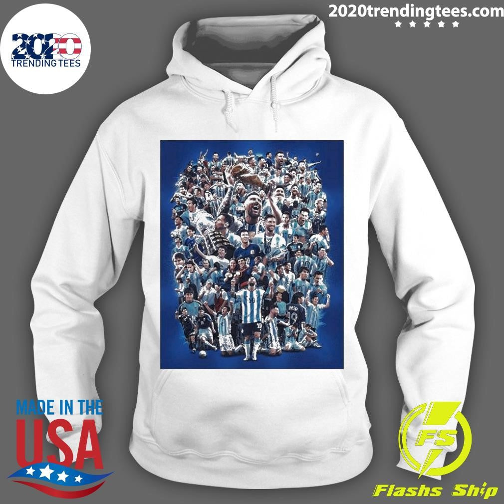 Official Lionel Messi On Completing His Collection Of - Adult & Kids T-Shirts, Sweatshirts & Hoodies apparel design preview 2