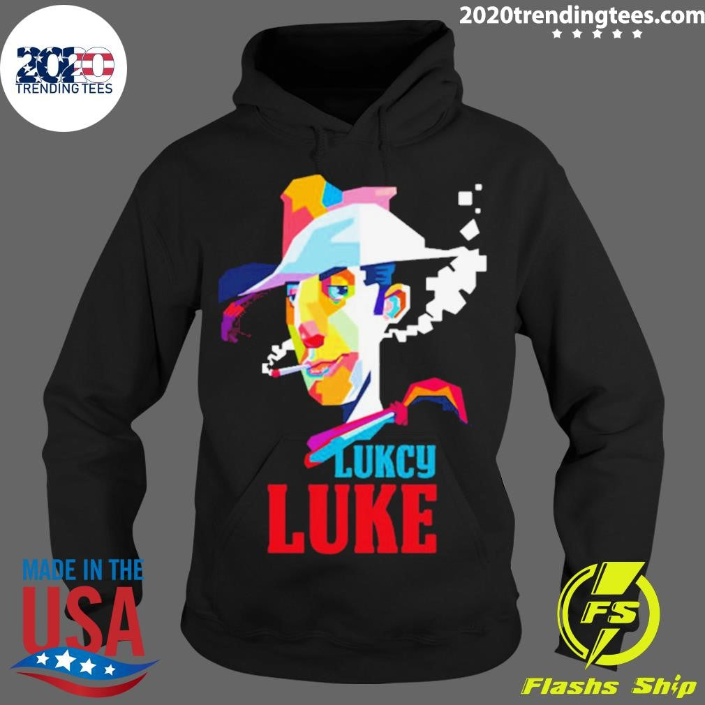 Official Lucky Luke In Pop Art - Adult & Kids T-Shirts, Sweatshirts & Hoodies apparel design preview 2