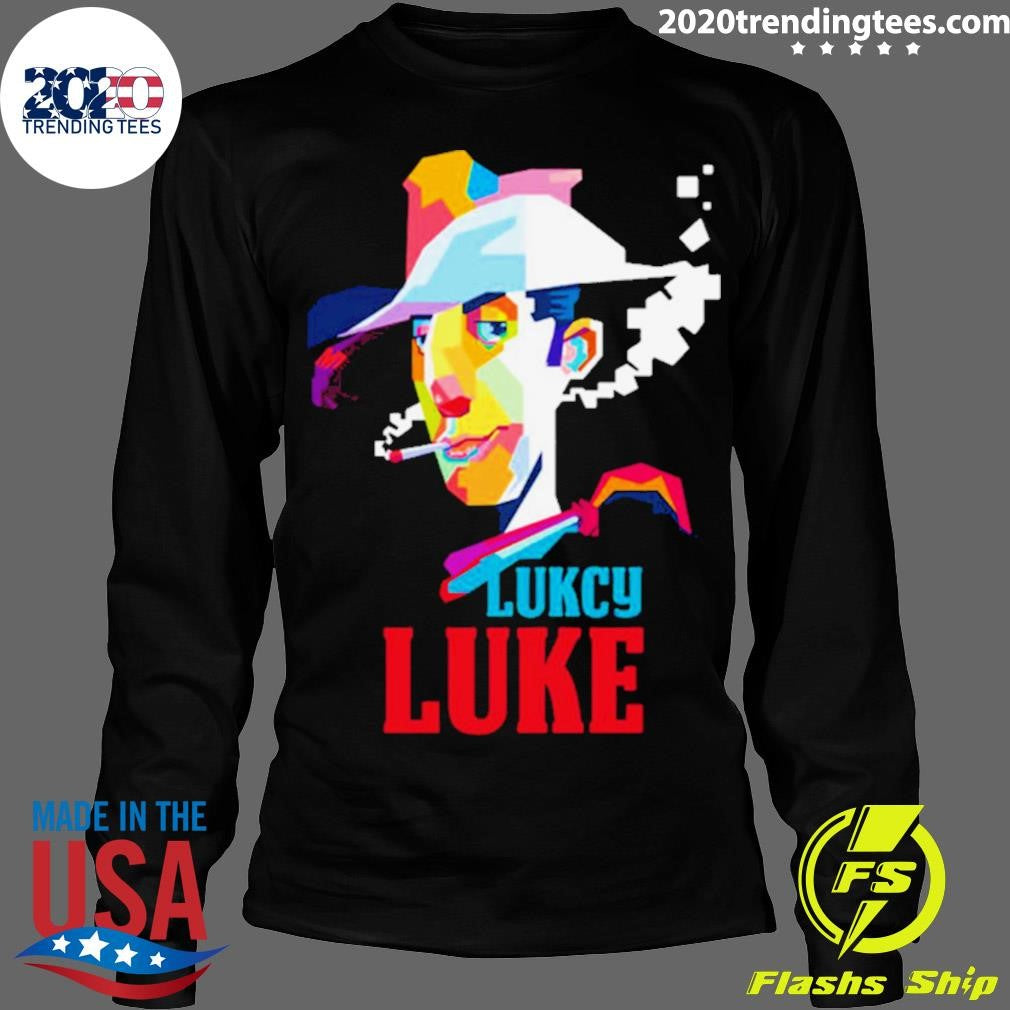 Official Lucky Luke In Pop Art - Adult & Kids T-Shirts, Sweatshirts & Hoodies apparel design preview 4