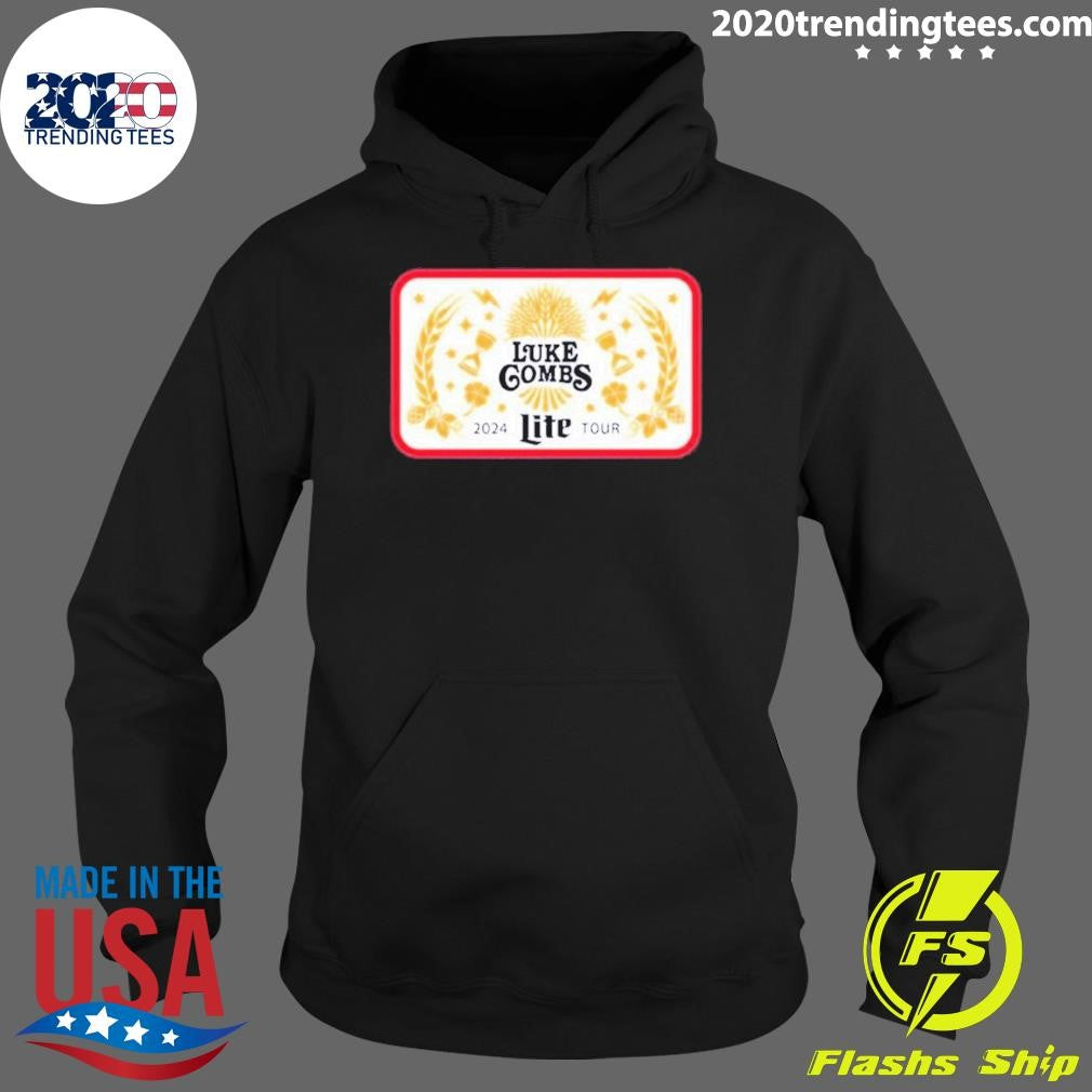 Official Luke Combs Lite Tour 2024 - Adult & Kids T-Shirts, Sweatshirts & Hoodies apparel design preview 2