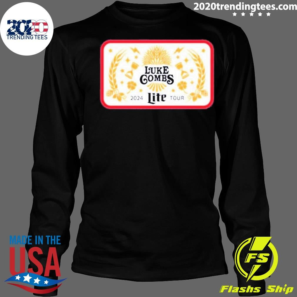 Official Luke Combs Lite Tour 2024 - Adult & Kids T-Shirts, Sweatshirts & Hoodies apparel design preview 4