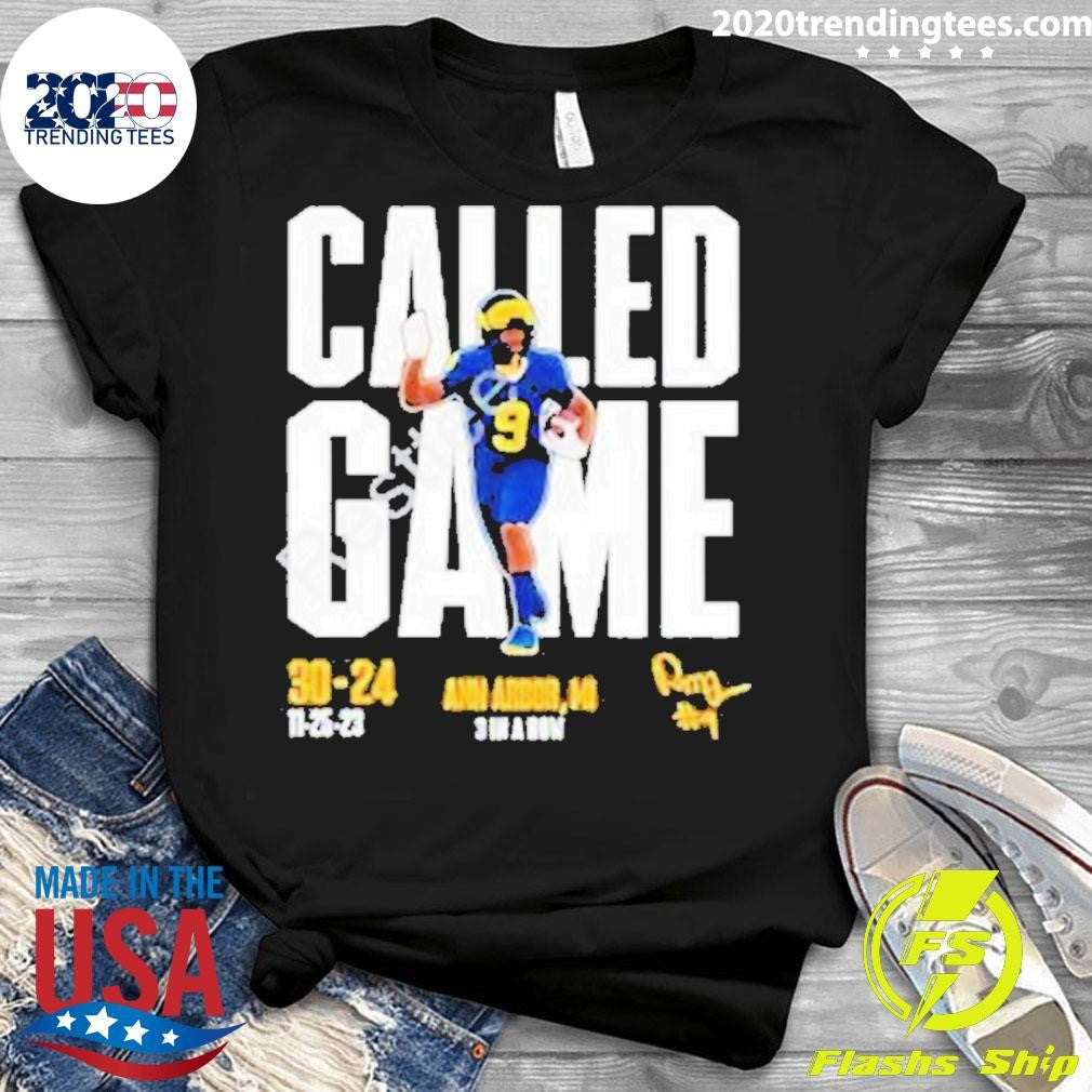 Official Michigan Rod Moore Called Game - Adult & Kids T-Shirts, Sweatshirts & Hoodies apparel design preview 3