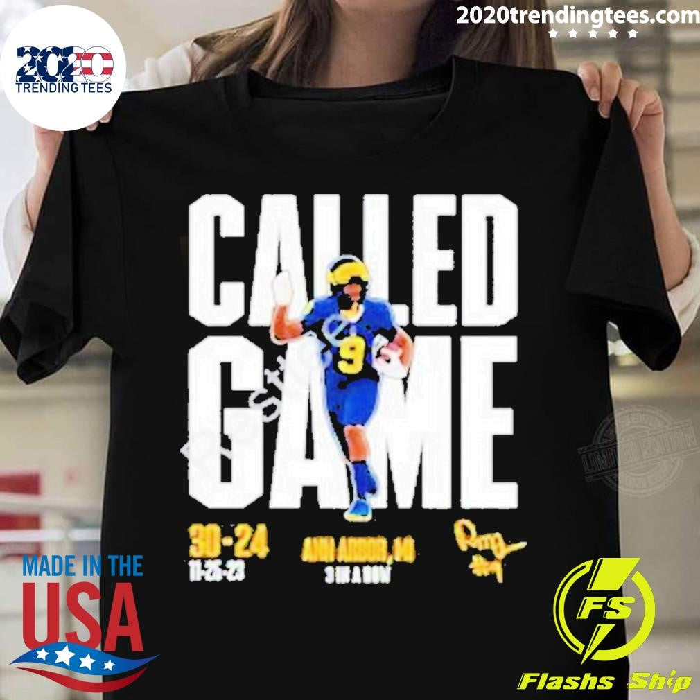 Official Michigan Rod Moore Called Game - Adult & Kids T-Shirts, Sweatshirts & Hoodies apparel design preview 1
