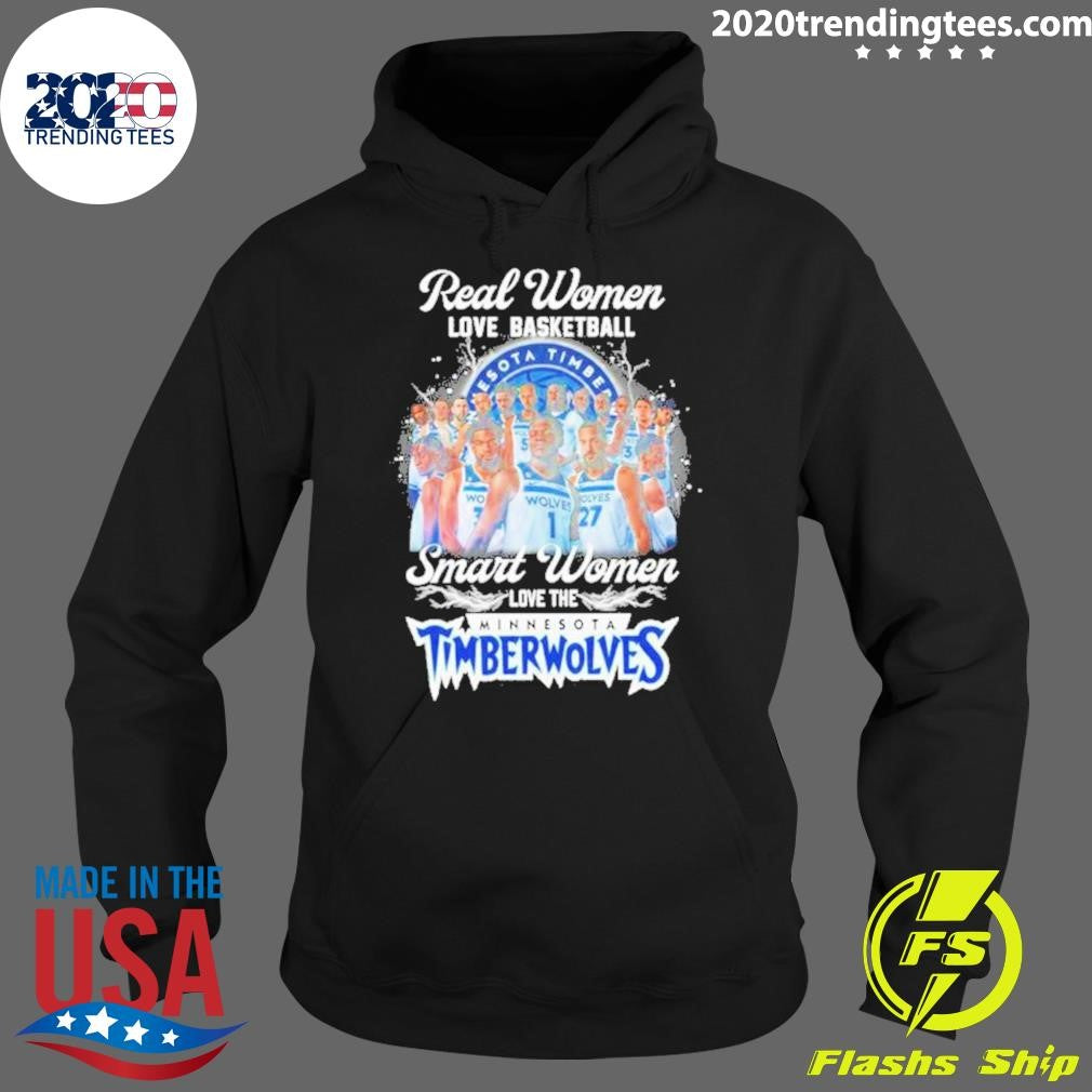 Official Minnesota Timberwolves Real Women Love - Adult & Kids T-Shirts, Sweatshirts & Hoodies apparel design preview 2