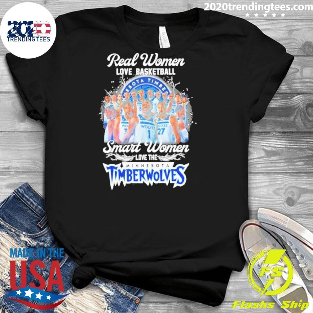 Official Minnesota Timberwolves Real Women Love - Adult & Kids T-Shirts, Sweatshirts & Hoodies apparel design preview 3