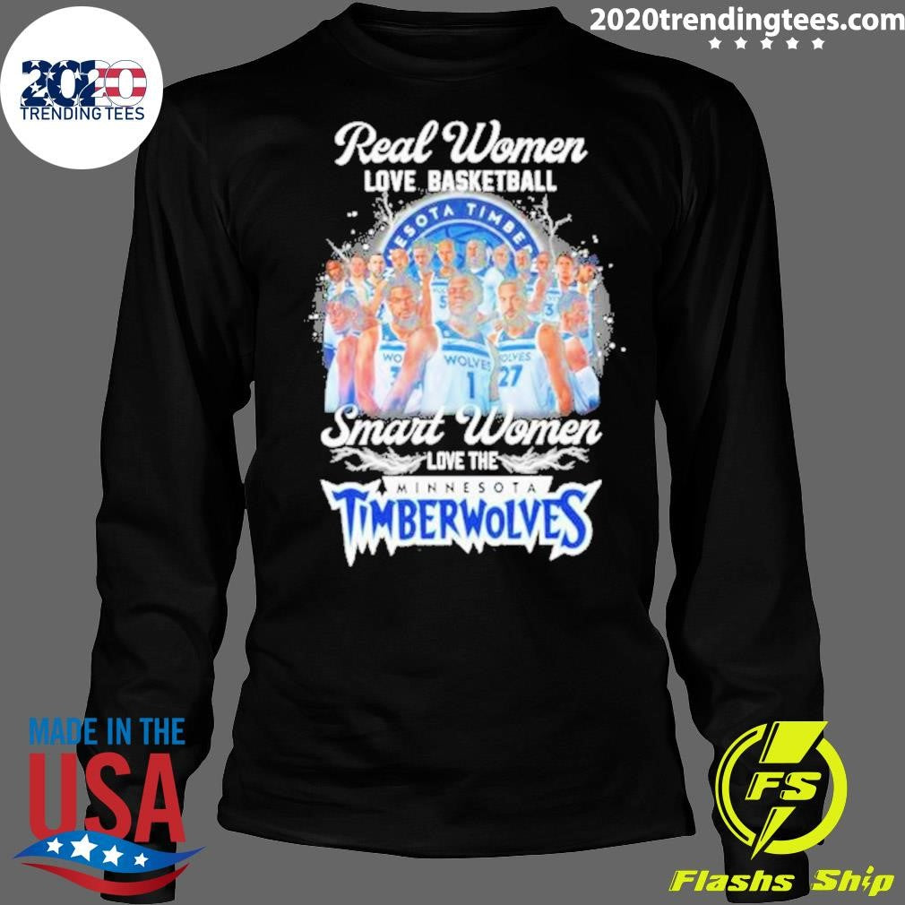 Official Minnesota Timberwolves Real Women Love - Adult & Kids T-Shirts, Sweatshirts & Hoodies apparel design preview 4