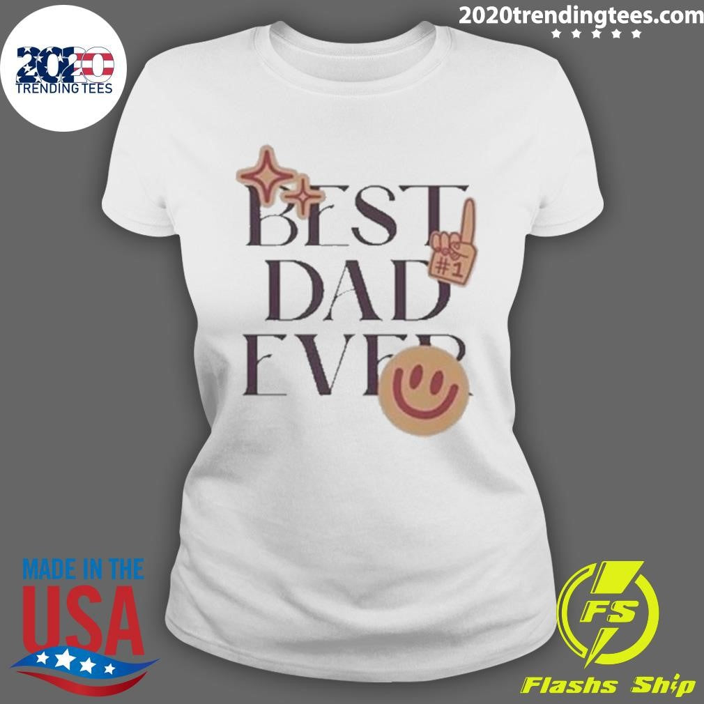 Official No. 1 Best Dad Ever Father's Day 2024 - Adult & Kids T-Shirts, Sweatshirts & Hoodies apparel design preview 3