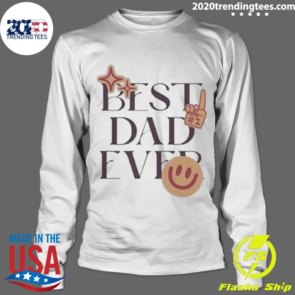 Official No. 1 Best Dad Ever Father's Day 2024 - Adult & Kids T-Shirts, Sweatshirts & Hoodies apparel design preview 4