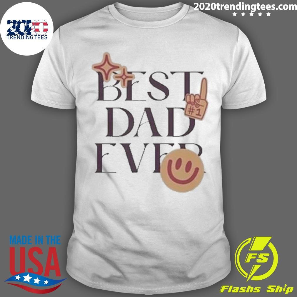 Official No. 1 Best Dad Ever Father's Day 2024 - Adult & Kids T-Shirts, Sweatshirts & Hoodies apparel design preview 1