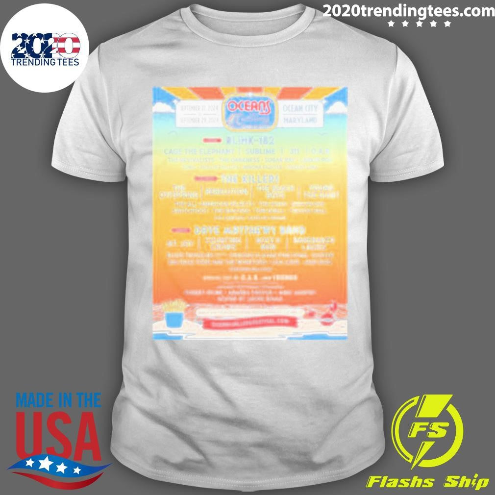 Official Ocean Calling Festival From Sep 27th To 29th - Adult & Kids T-Shirts, Sweatshirts & Hoodies apparel design preview 1