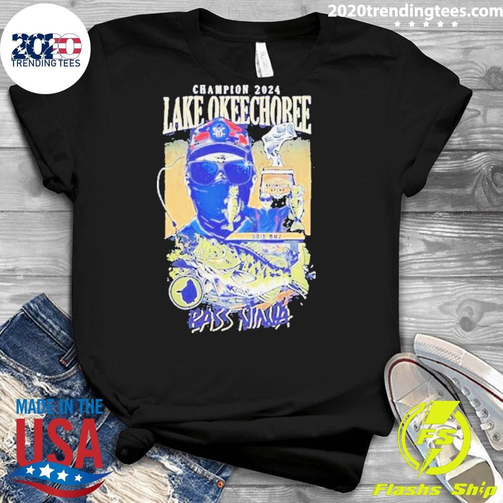 Official Okeechobee Bass Ninja - Adult & Kids T-Shirts, Sweatshirts & Hoodies apparel design preview 3