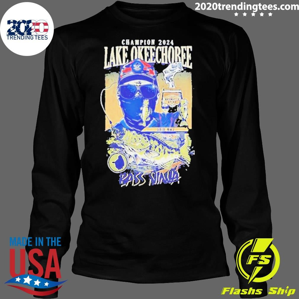 Official Okeechobee Bass Ninja - Adult & Kids T-Shirts, Sweatshirts & Hoodies apparel design preview 4