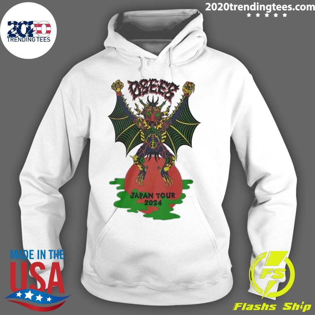 Official Osees Japan Tour 2024 - Adult & Kids T-Shirts, Sweatshirts & Hoodies apparel design preview 2