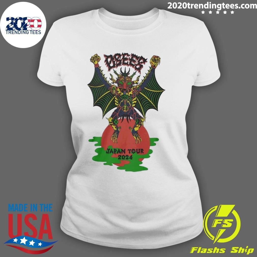 Official Osees Japan Tour 2024 - Adult & Kids T-Shirts, Sweatshirts & Hoodies apparel design preview 3