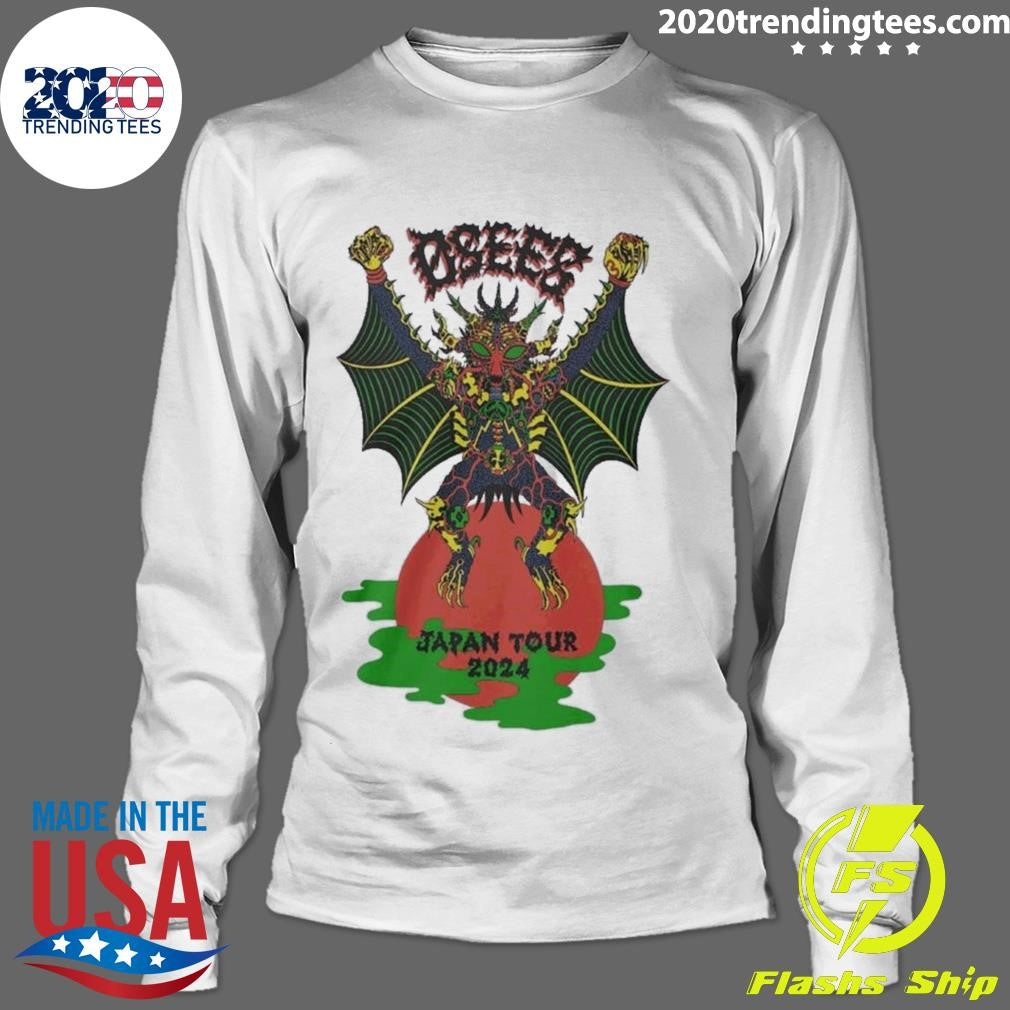 Official Osees Japan Tour 2024 - Adult & Kids T-Shirts, Sweatshirts & Hoodies apparel design preview 4