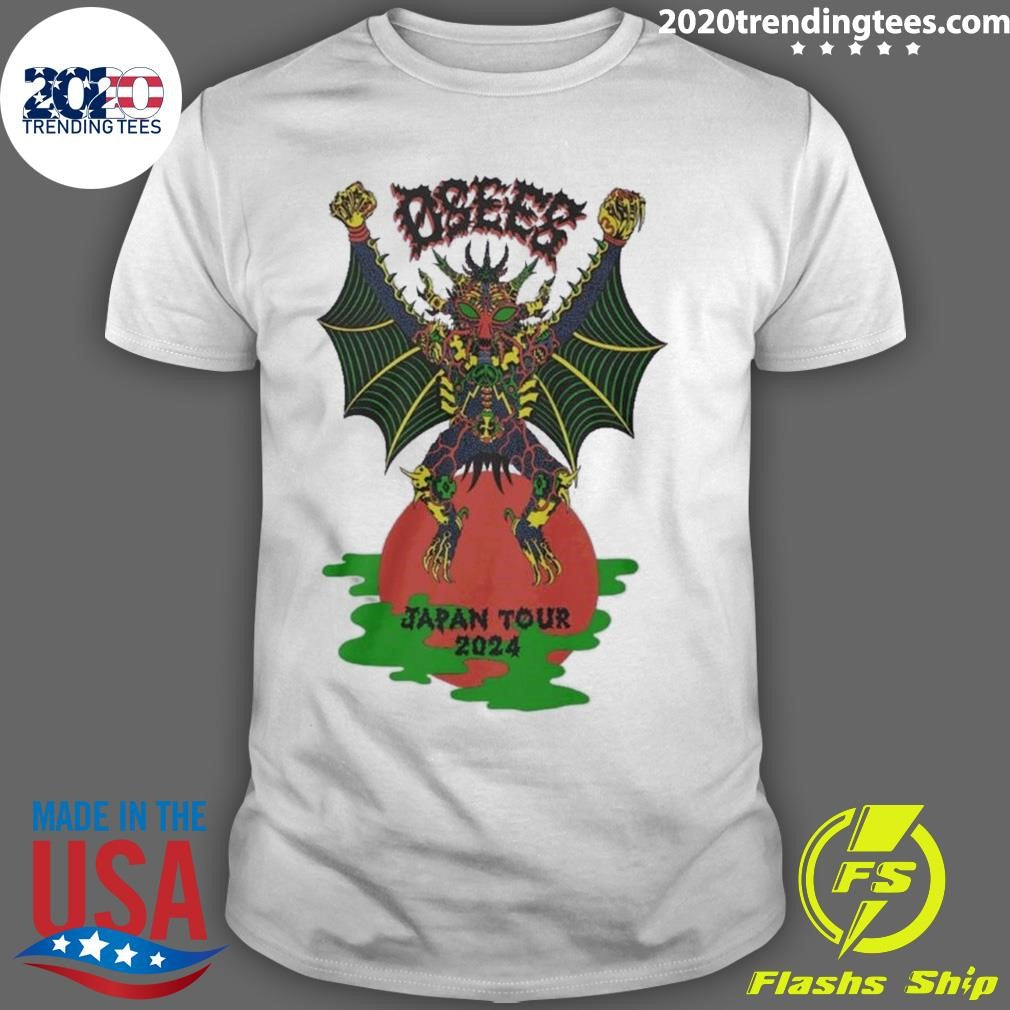 Official Osees Japan Tour 2024 - Adult & Kids T-Shirts, Sweatshirts & Hoodies apparel design preview 1