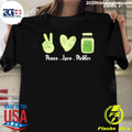 Official Peace Love Pickles 2024 - Adult & Kids T-Shirts, Sweatshirts & Hoodies apparel design preview 1