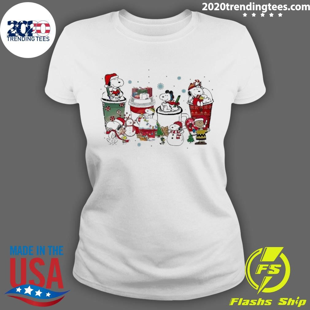 Official Peanuts Christmas - Adult & Kids T-Shirts, Sweatshirts & Hoodies apparel design preview 3