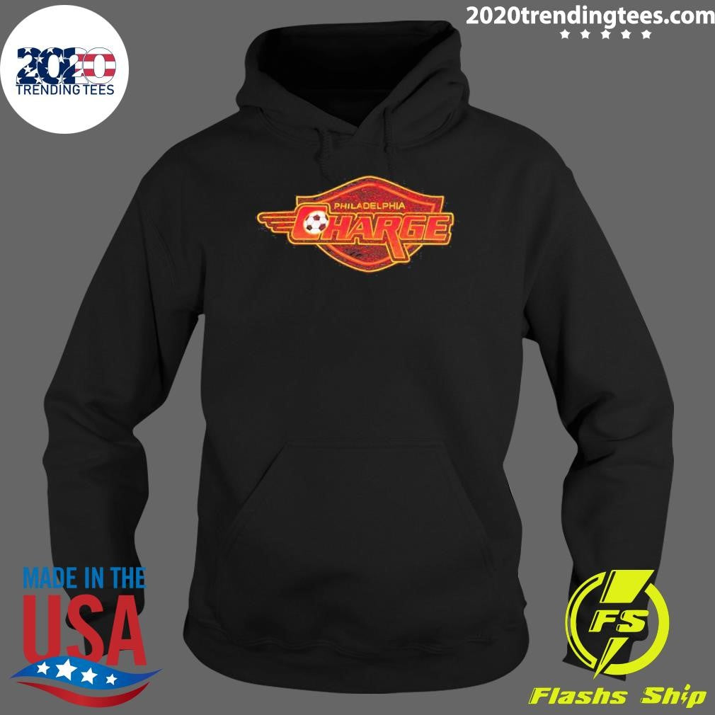 Official Philadelphia Charge Soccer - Adult & Kids T-Shirts, Sweatshirts & Hoodies apparel design preview 2