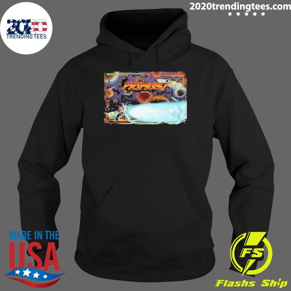 Official Primus In Saratoga Springs, Ny On August 12 - Adult & Kids T-Shirts, Sweatshirts & Hoodies apparel design preview 2