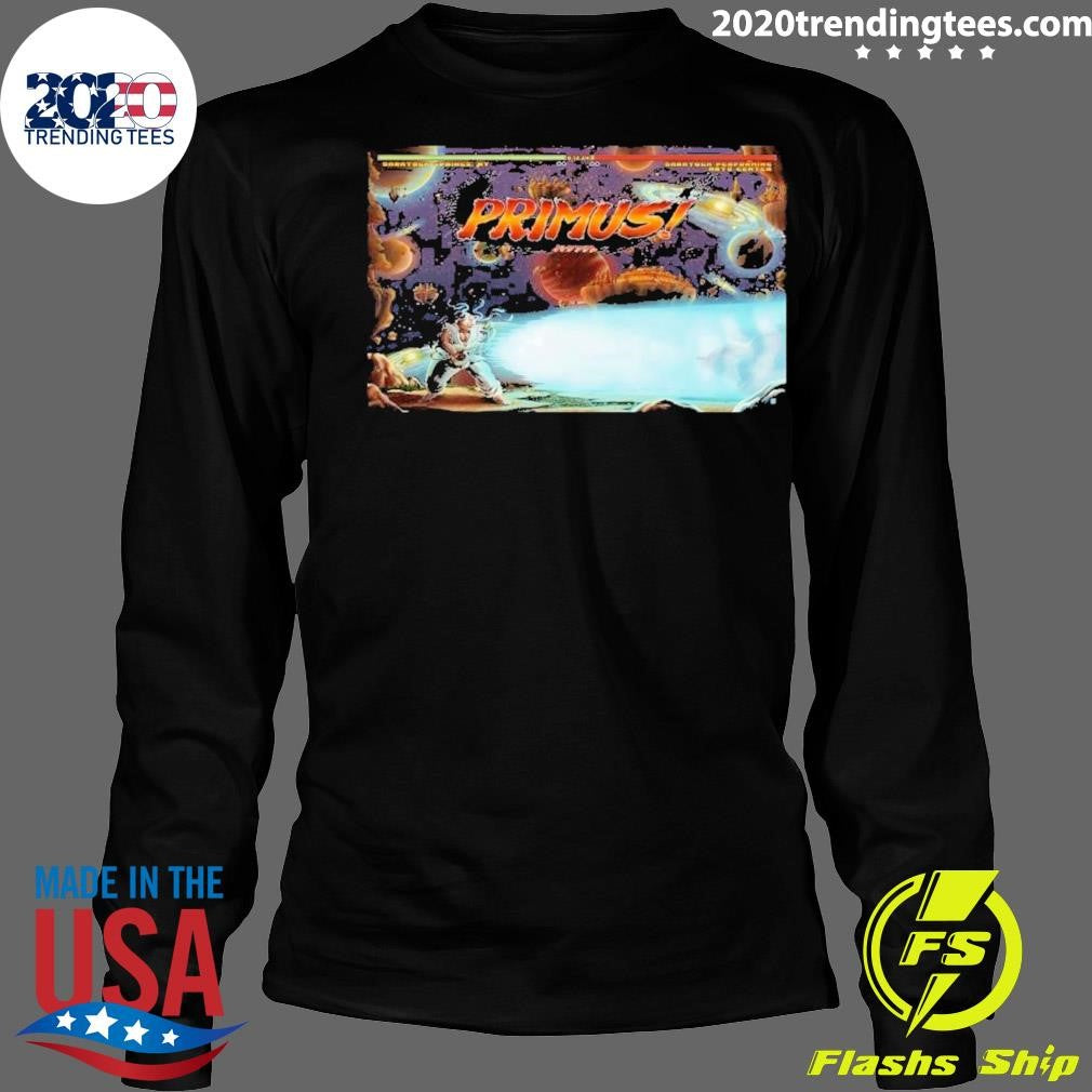 Official Primus In Saratoga Springs, Ny On August 12 - Adult & Kids T-Shirts, Sweatshirts & Hoodies apparel design preview 4