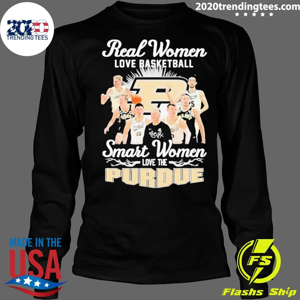 Official Real Women Love Basketball Smart The Purdue - Adult & Kids T-Shirts, Sweatshirts & Hoodies apparel design preview 4