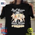 Official Real Women Love Basketball Smart The Purdue - Adult & Kids T-Shirts, Sweatshirts & Hoodies apparel design preview 1