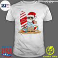 Official Santa In The Beach Merry Christmas - Adult & Kids T-Shirts, Sweatshirts & Hoodies apparel design preview 1