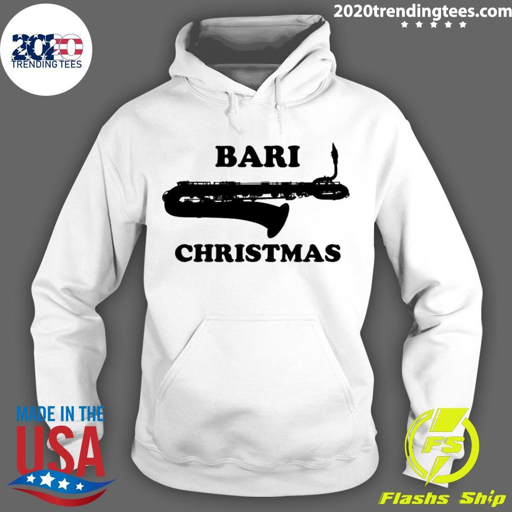 Official Saxophone Bari Christmas - Adult & Kids T-Shirts, Sweatshirts & Hoodies apparel design preview 2