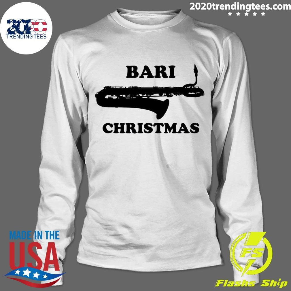 Official Saxophone Bari Christmas - Adult & Kids T-Shirts, Sweatshirts & Hoodies apparel design preview 4