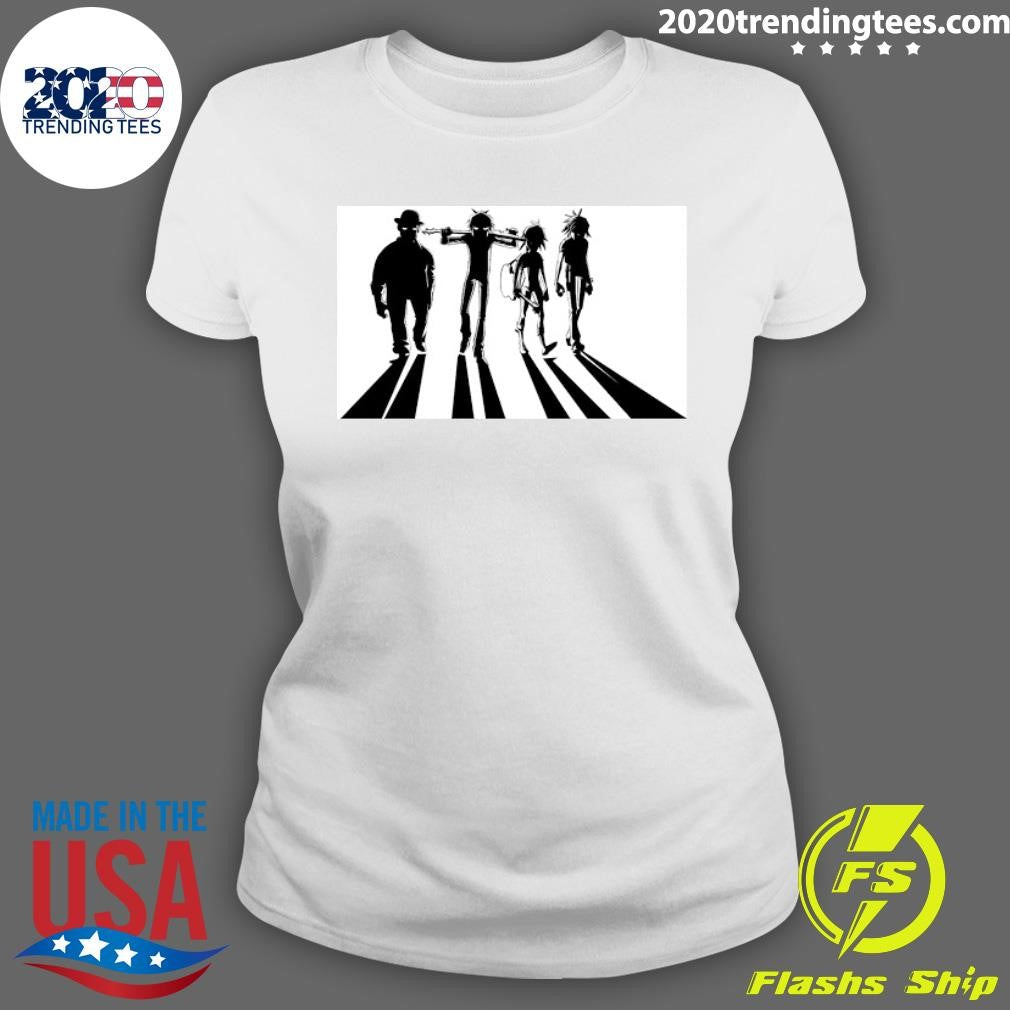 Official Silhouette Gorillaz - Adult & Kids T-Shirts, Sweatshirts & Hoodies apparel design preview 3