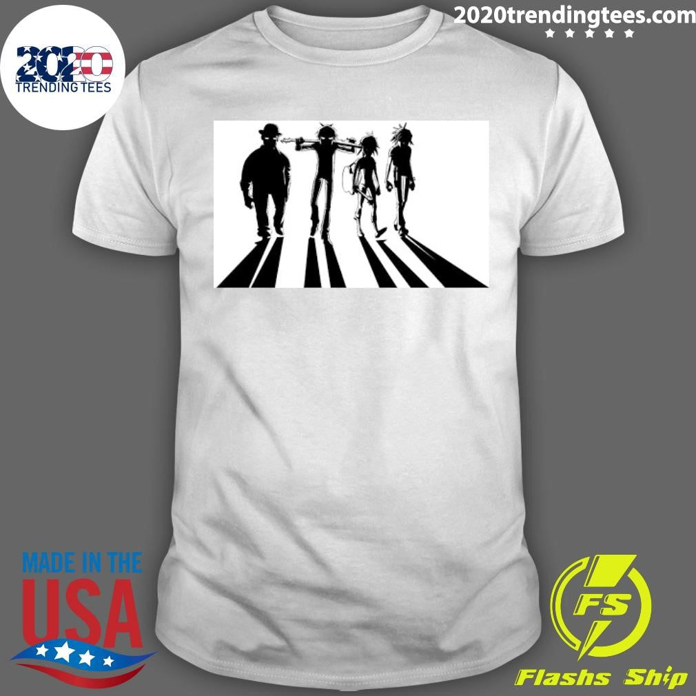 Official Silhouette Gorillaz - Adult & Kids T-Shirts, Sweatshirts & Hoodies apparel design preview 1