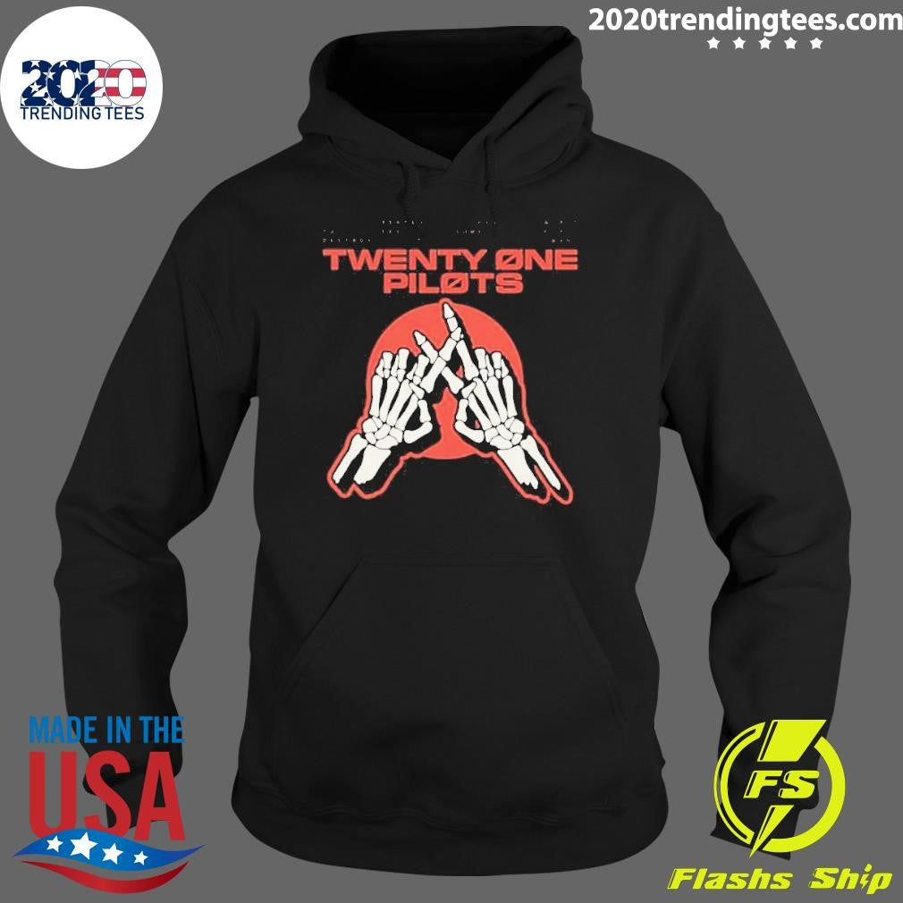 Official Skeleton Hands Twenty One Pilots - Adult & Kids T-Shirts, Sweatshirts & Hoodies apparel design preview 2