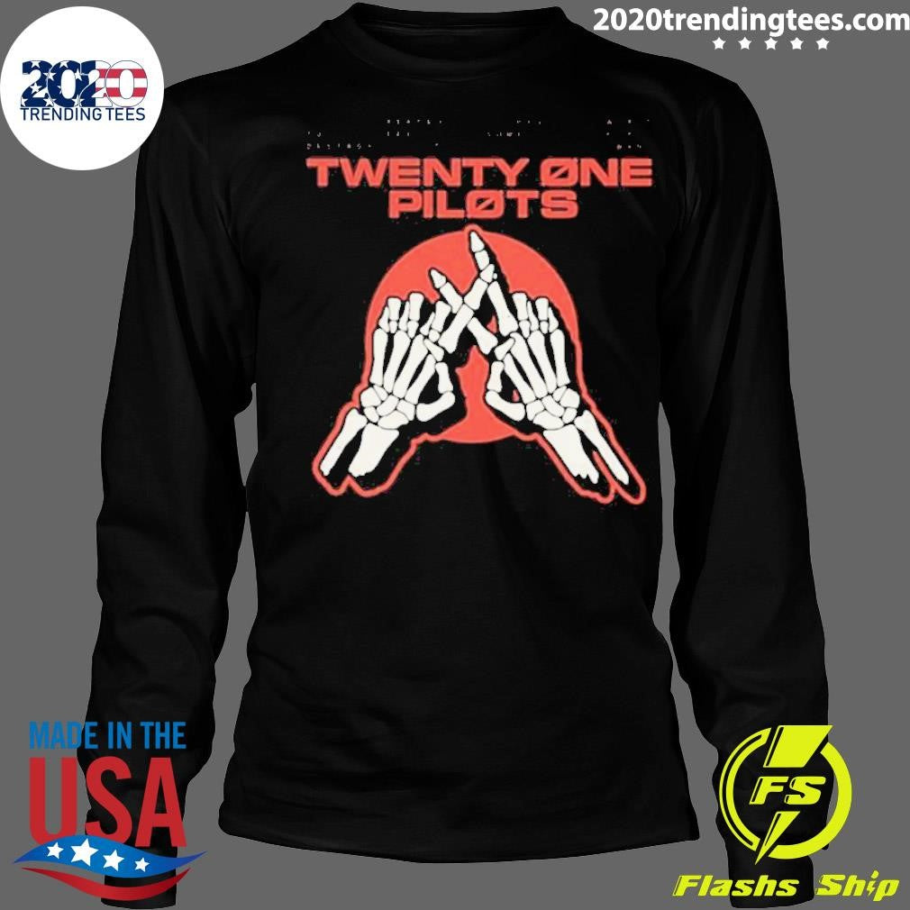Official Skeleton Hands Twenty One Pilots - Adult & Kids T-Shirts, Sweatshirts & Hoodies apparel design preview 4