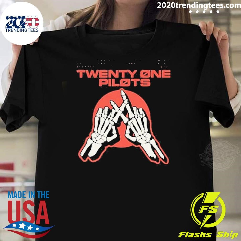 Official Skeleton Hands Twenty One Pilots - Adult & Kids T-Shirts, Sweatshirts & Hoodies apparel design preview 1