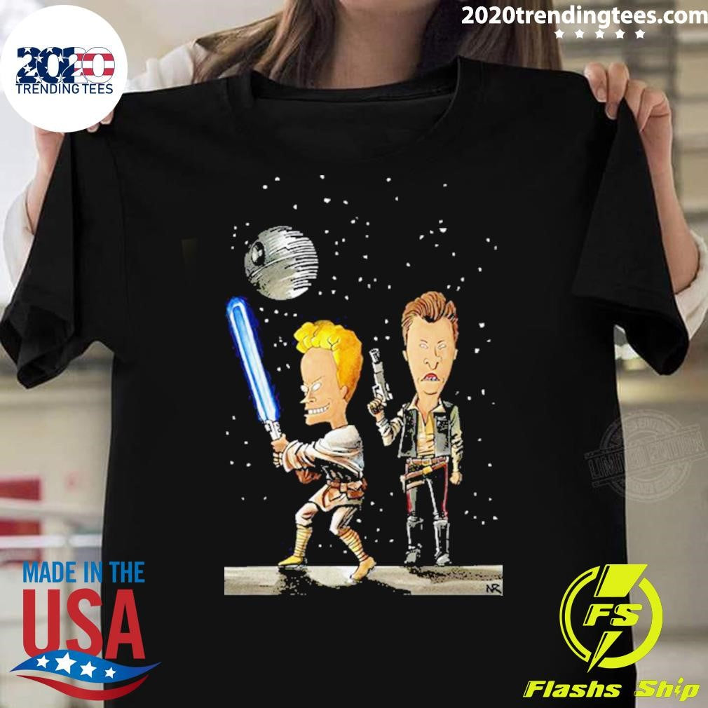 Official Star Wars x Beavis And Butt-Head - Adult & Kids T-Shirts, Sweatshirts & Hoodies apparel design preview 1