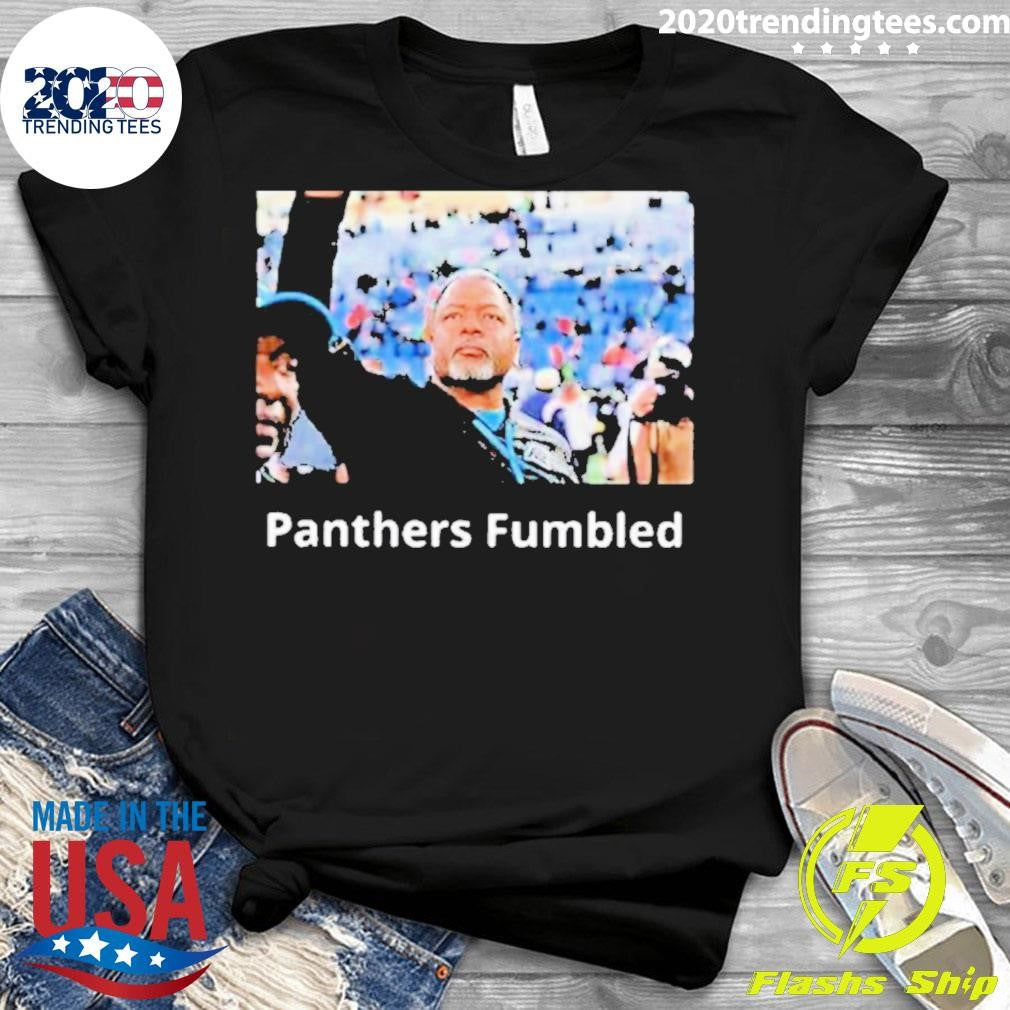 Official Steve Wilks Panthers Fumbled - Adult & Kids T-Shirts, Sweatshirts & Hoodies apparel design preview 3