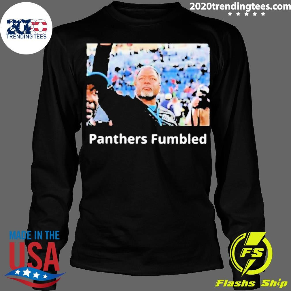 Official Steve Wilks Panthers Fumbled - Adult & Kids T-Shirts, Sweatshirts & Hoodies apparel design preview 4