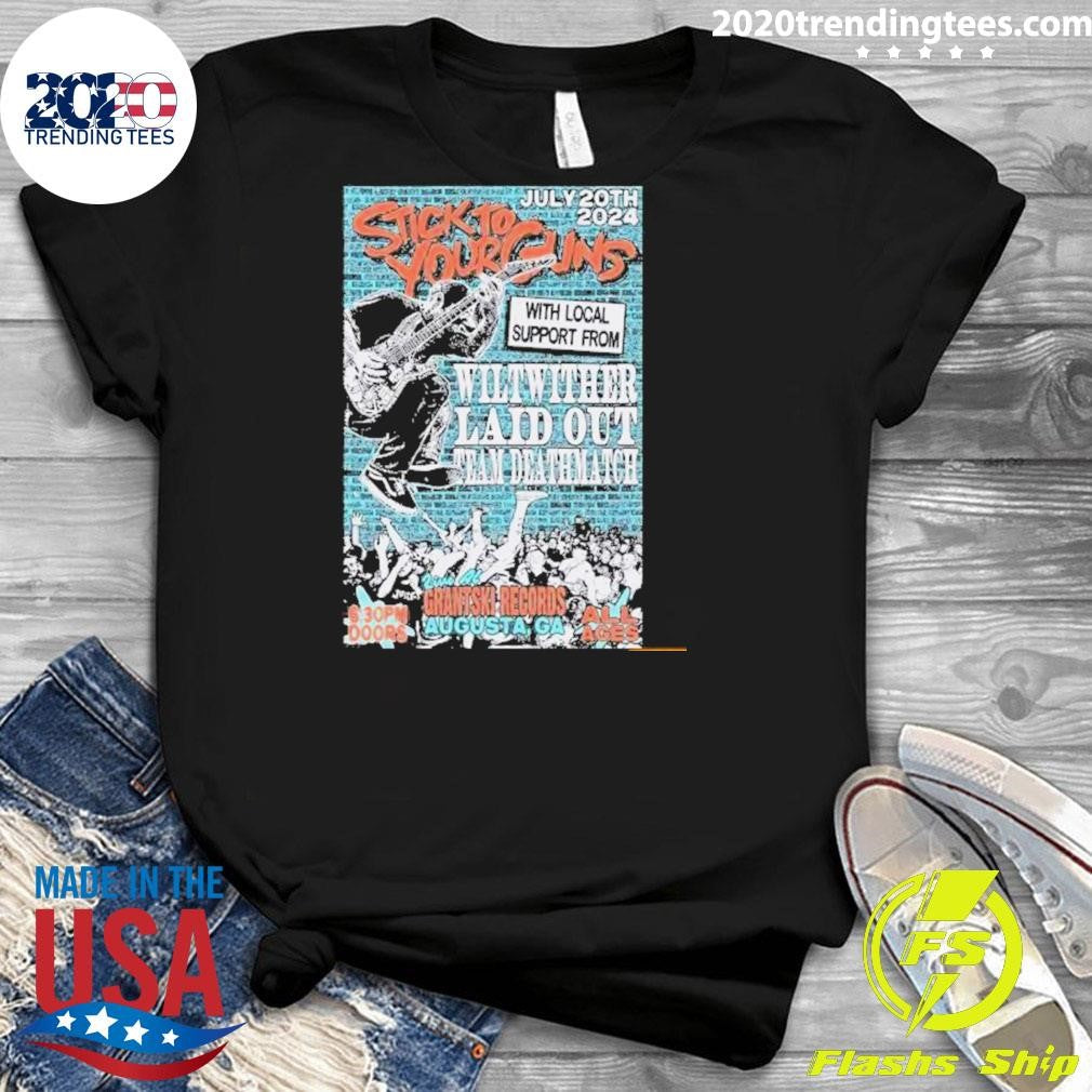 Official Stick To Your Guns July 20 2024 Augusta Ga - Adult & Kids T-Shirts, Sweatshirts & Hoodies apparel design preview 3