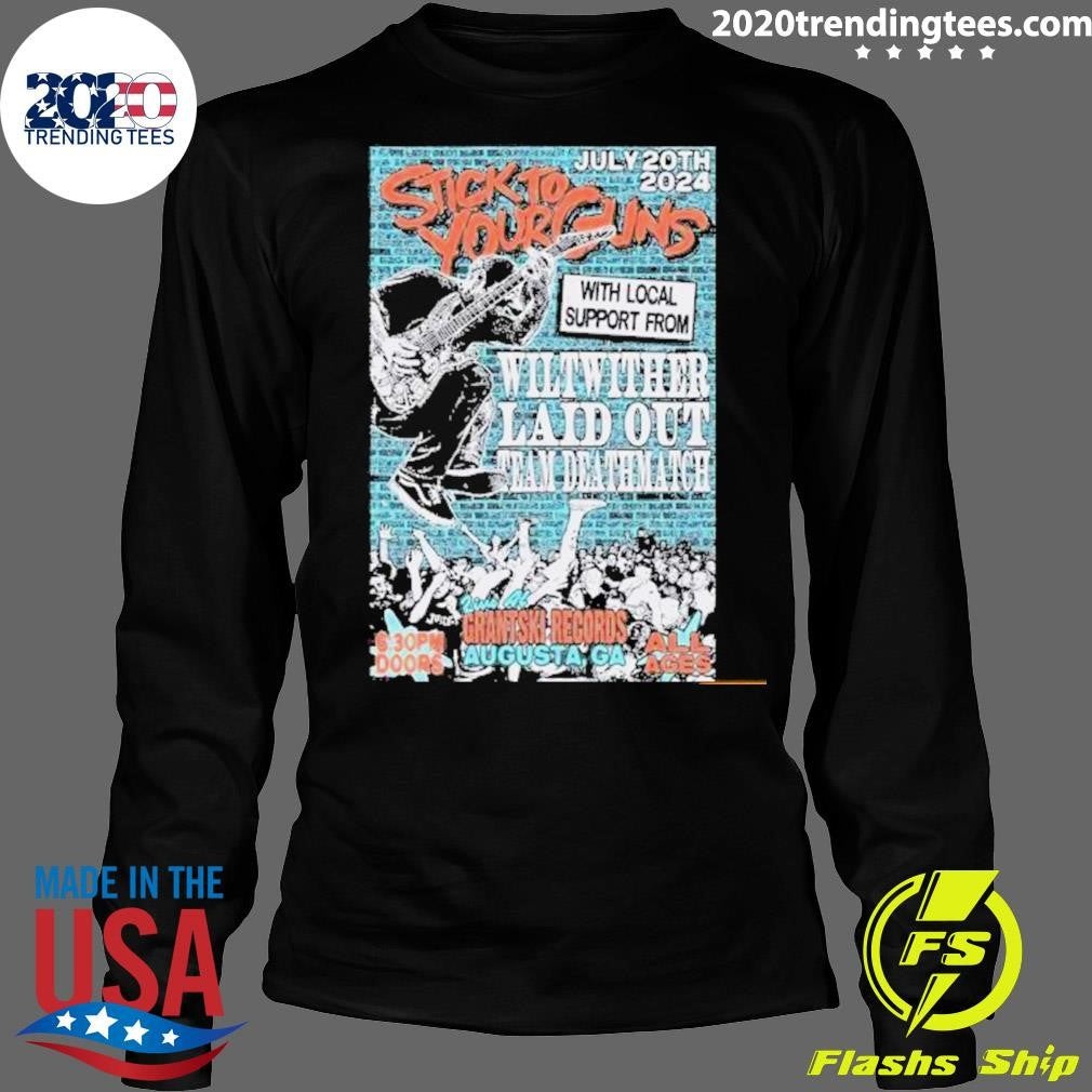Official Stick To Your Guns July 20 2024 Augusta Ga - Adult & Kids T-Shirts, Sweatshirts & Hoodies apparel design preview 4