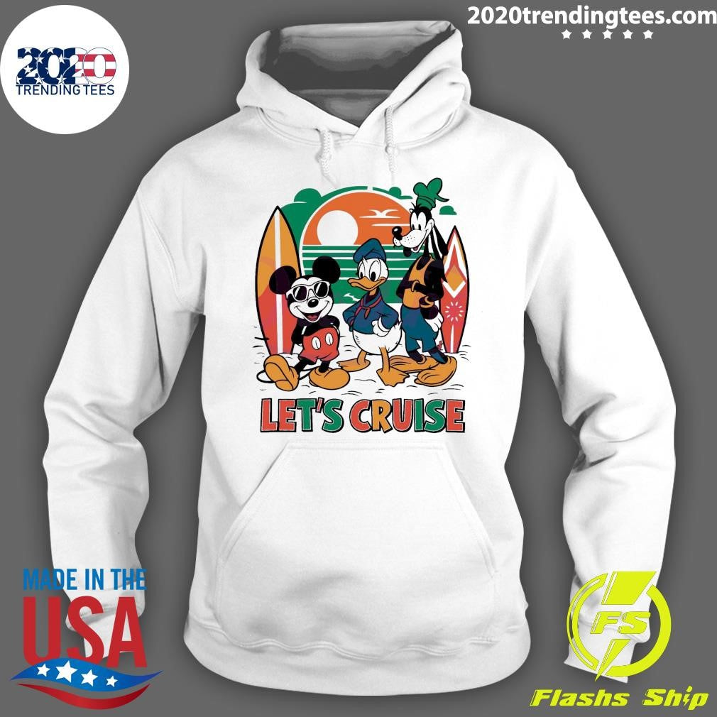 Official Summer Vibes Lets Cruise Disney Trip - Adult & Kids T-Shirts, Sweatshirts & Hoodies apparel design preview 2