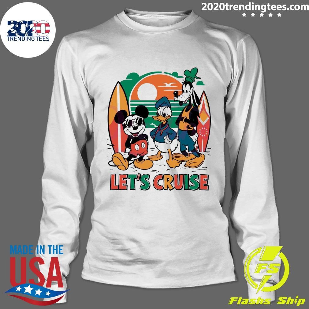 Official Summer Vibes Lets Cruise Disney Trip - Adult & Kids T-Shirts, Sweatshirts & Hoodies apparel design preview 4