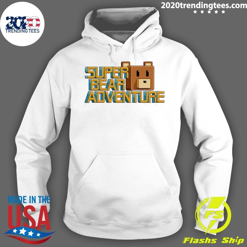 Official Super Bear Adventure - Adult & Kids T-Shirts, Sweatshirts & Hoodies apparel design preview 2