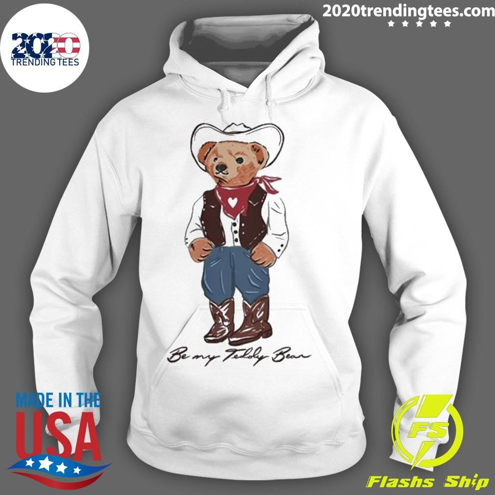 Official Teddy Bear Cowboy Valentines - Adult & Kids T-Shirts, Sweatshirts & Hoodies apparel design preview 2