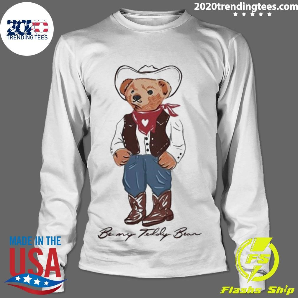 Official Teddy Bear Cowboy Valentines - Adult & Kids T-Shirts, Sweatshirts & Hoodies apparel design preview 4