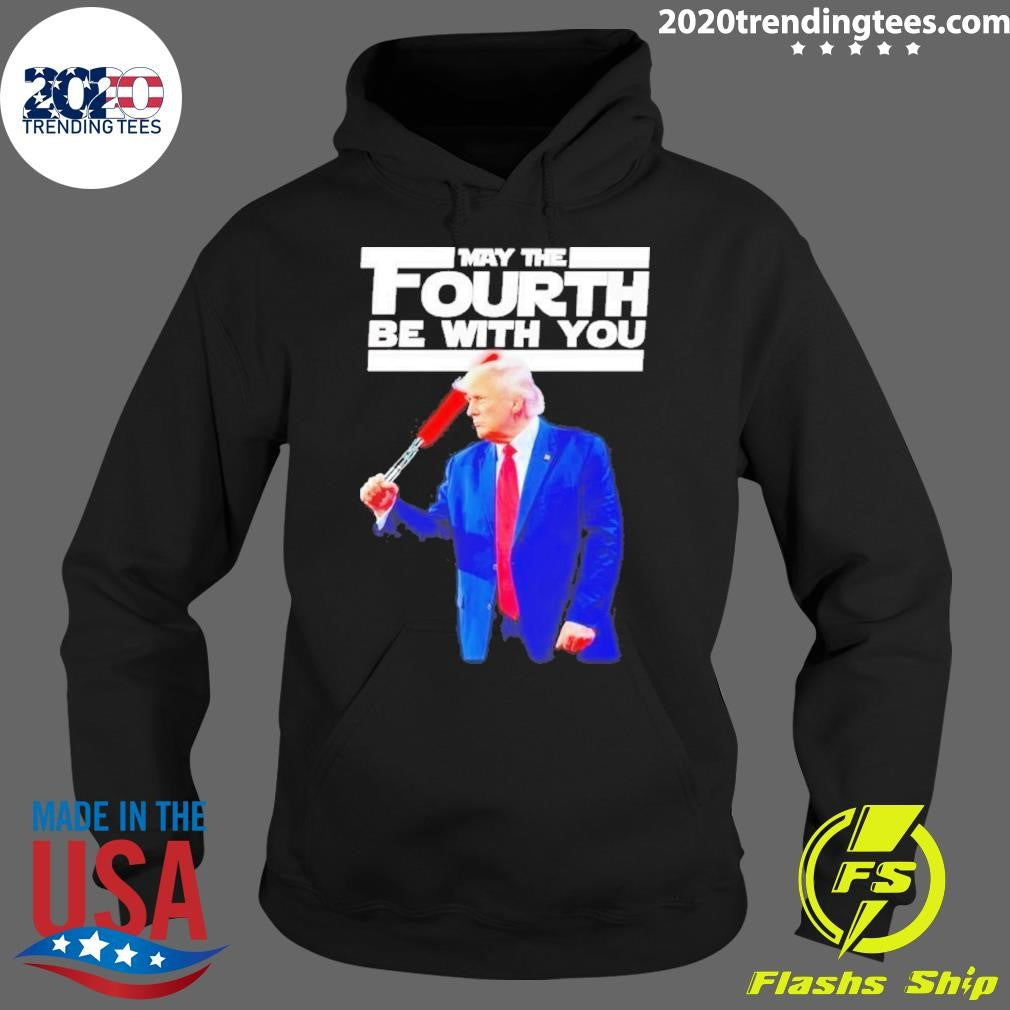 Official Trump May The Fourth Be With You - Adult & Kids T-Shirts, Sweatshirts & Hoodies apparel design preview 2