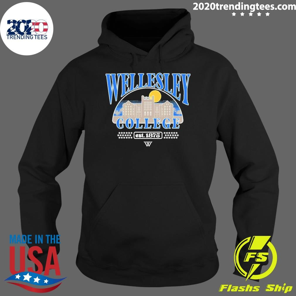 Official Wellesley College Women's Est 1875 - Adult & Kids T-Shirts, Sweatshirts & Hoodies apparel design preview 2