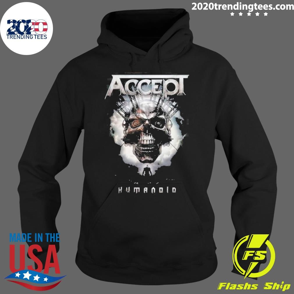 Official accept Humanoid - Adult & Kids T-Shirts, Sweatshirts & Hoodies apparel design preview 2