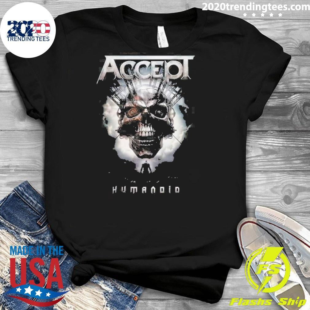 Official accept Humanoid - Adult & Kids T-Shirts, Sweatshirts & Hoodies apparel design preview 3